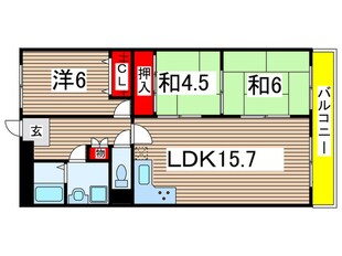 第２不二マンションの物件間取画像